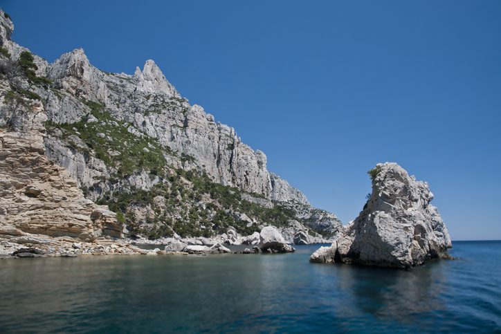 Calanques de Sugiton near Marseille and Cassis, France