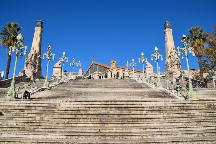 Saint Charles Station stairs